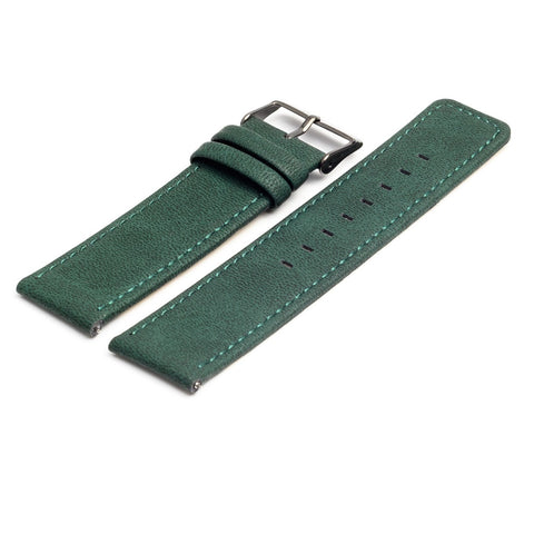 The ‘Savanna’ Green Vegan Leather Watch Strap