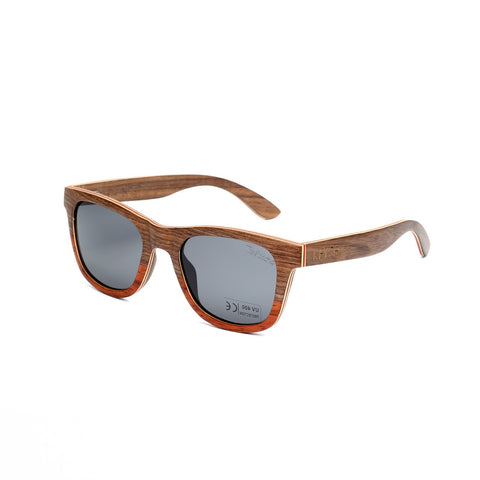 ‘The Sahara’ Walnut Wood/Red-Rosewood Sunglasses