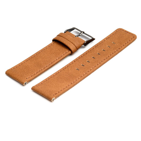 The ‘Savanna’ Brown Vegan leather Watch Strap
